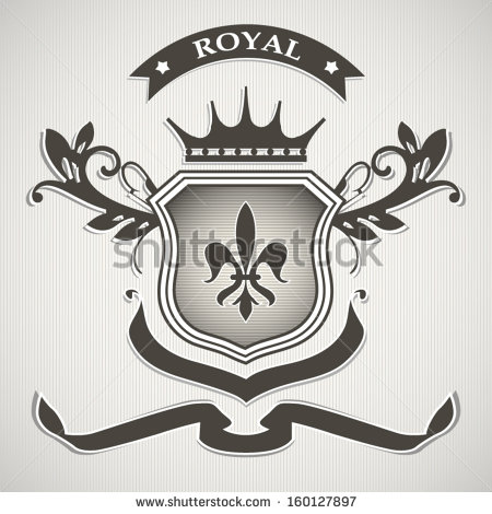 Vector Royal Crest Emblem