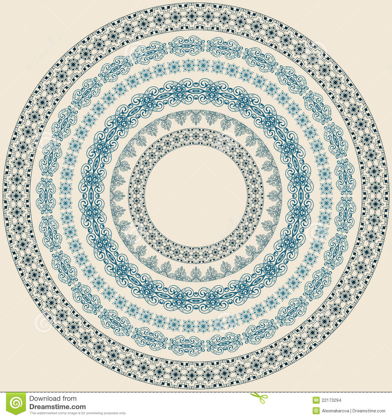 Vintage Circle Pattern