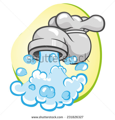 Water Faucet Illustration