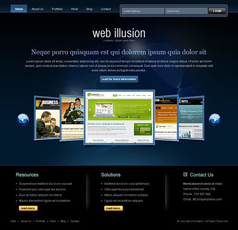 Web Design Templates