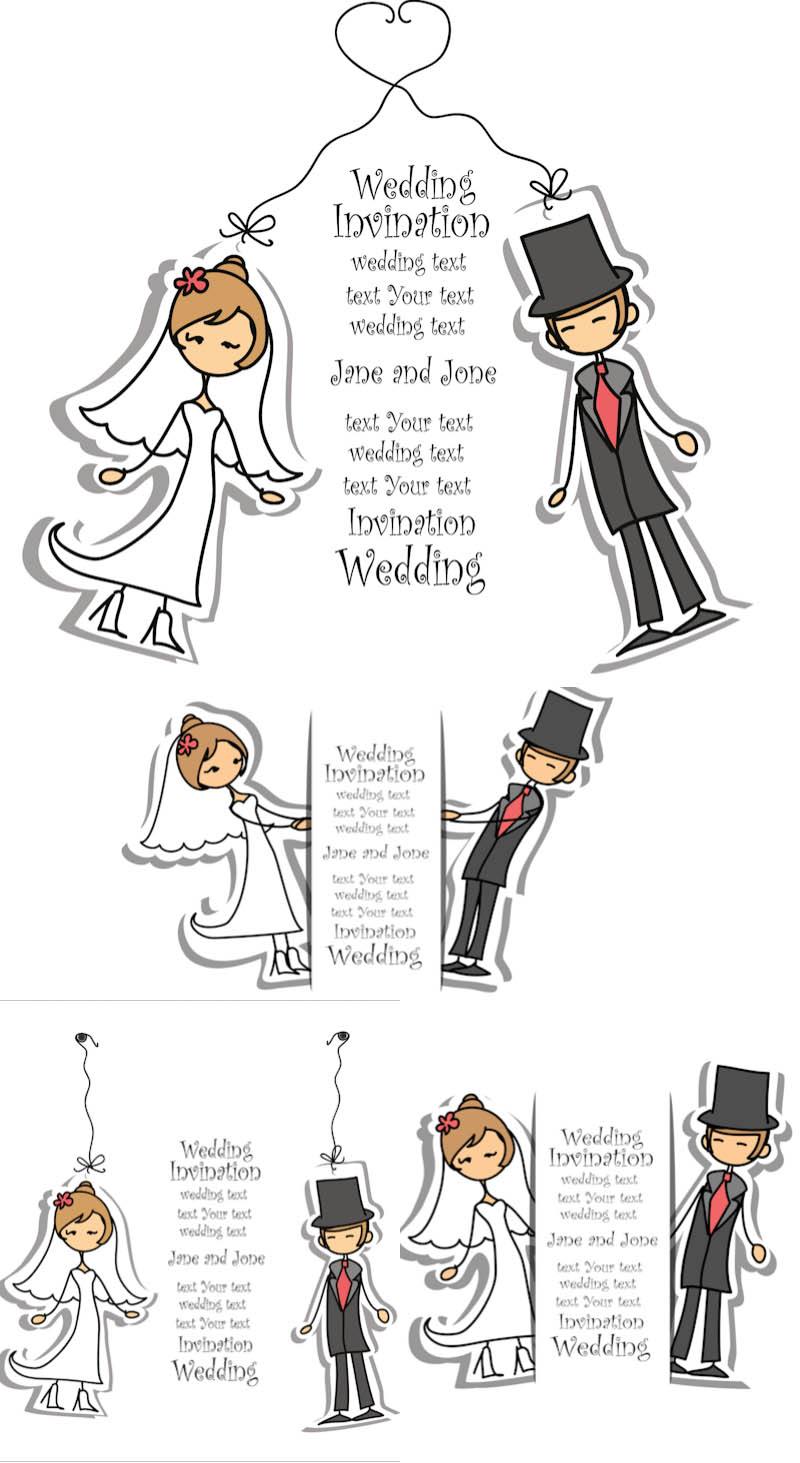 Wedding Invitation Cartoon