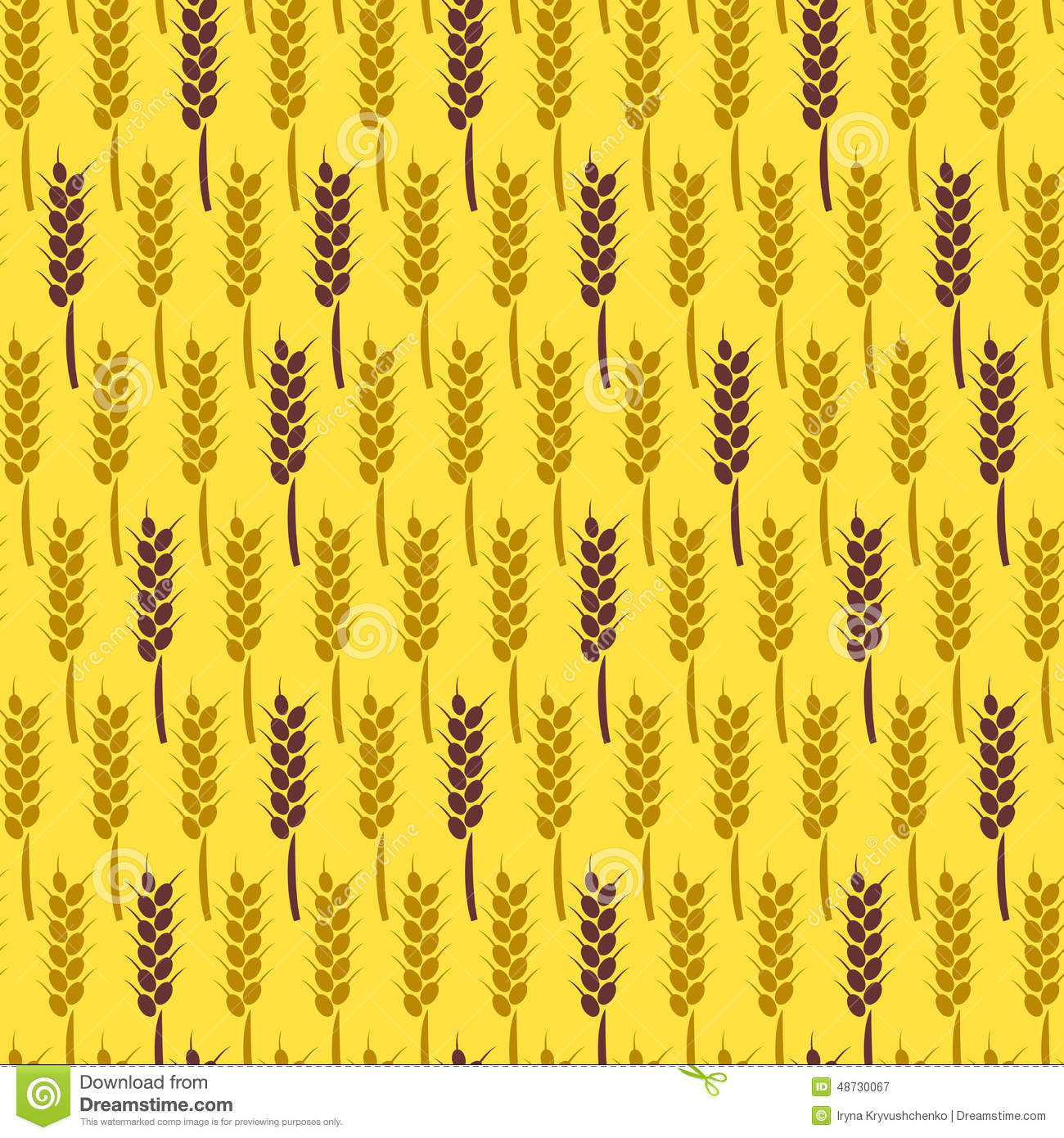 Wheat Vector Illustration