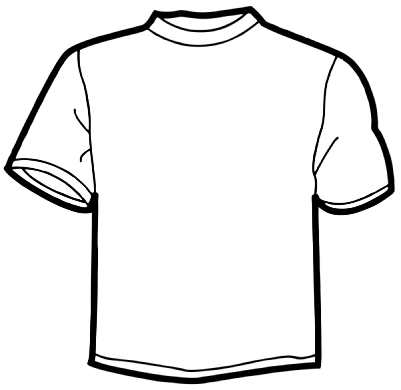 White T-Shirt Template White T-Shirt Template