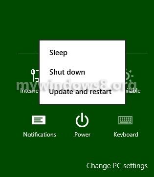 Windows 8 Shut Down Icon