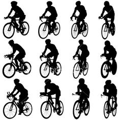Women Cyclist Clip Art