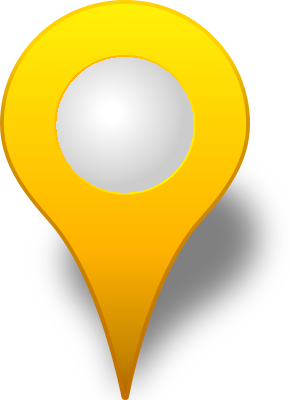 Yellow Map Pin Location