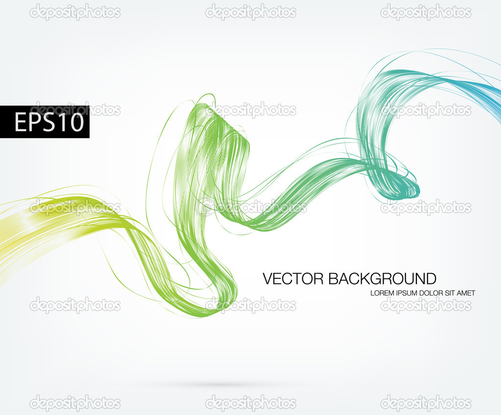 Abstract Vector Ribbons