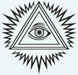 All Seeing Eye Clip Art Black and White