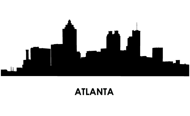 Atlanta Skyline Vector