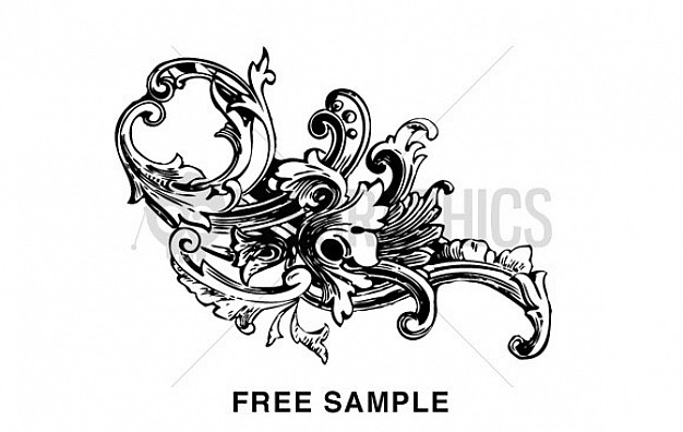 Baroque Ornament Vector