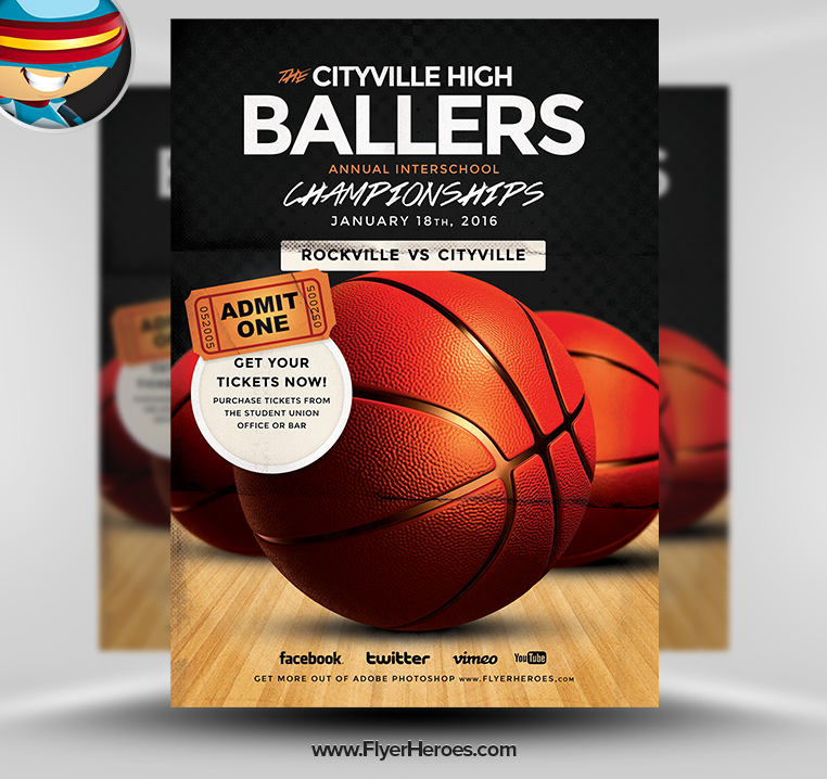 Basketball Flyer Templates Free