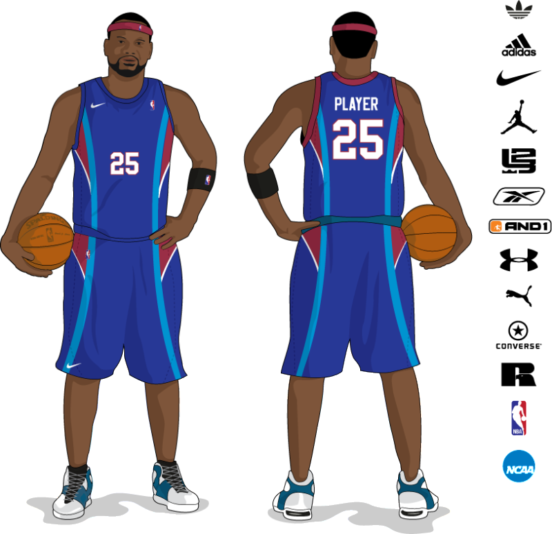 Basketball Jersey Design Template