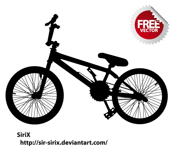 Bicycle Silhouette Clip Art Free