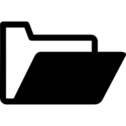 Black and White Folder Icon