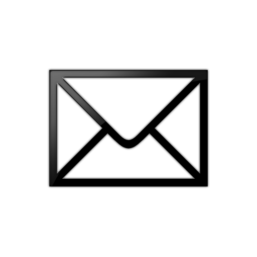 Black Email Logo Icon Black Email Logo Icon