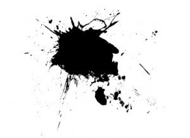 Black Paint Splatter