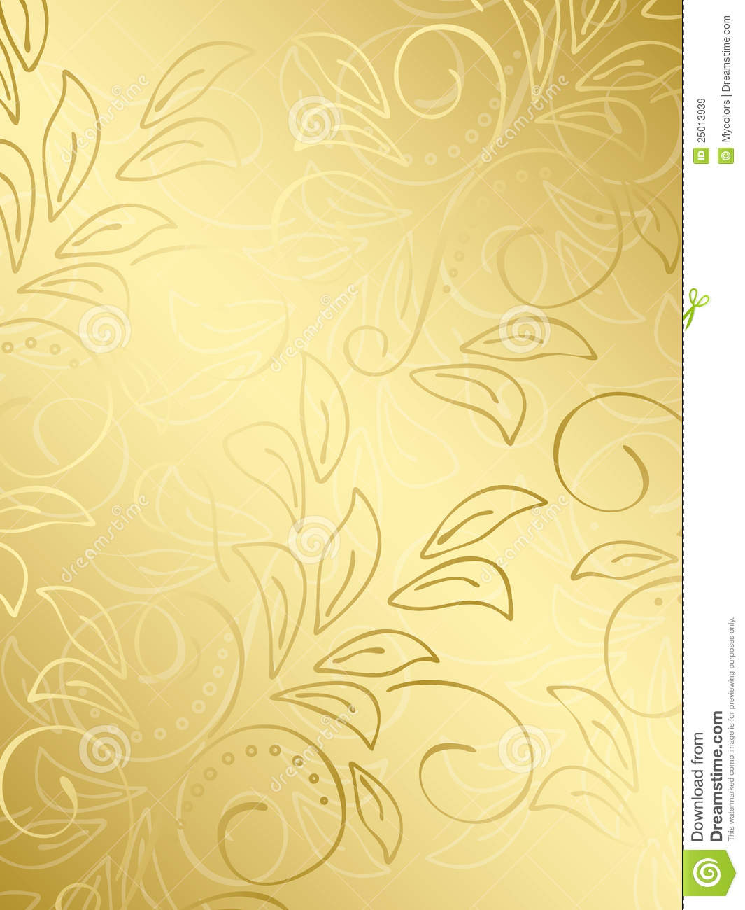Blue and Gold Gradient Vector