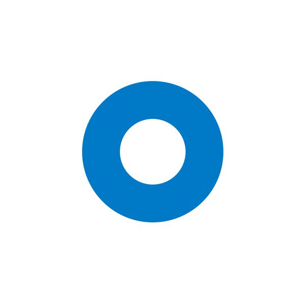 Blue Circle Logo with E