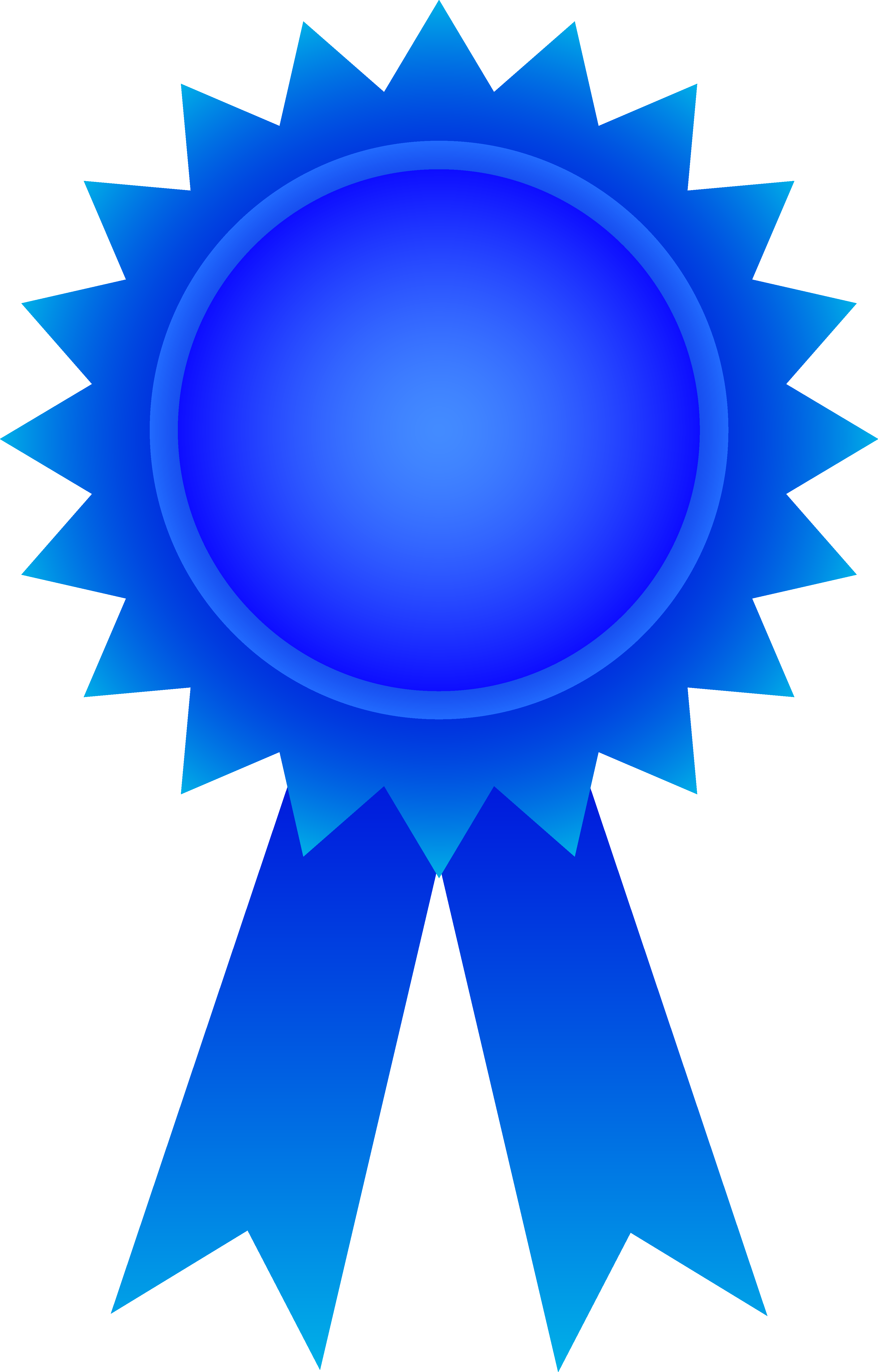 Blue Ribbon Award Clip Art Free