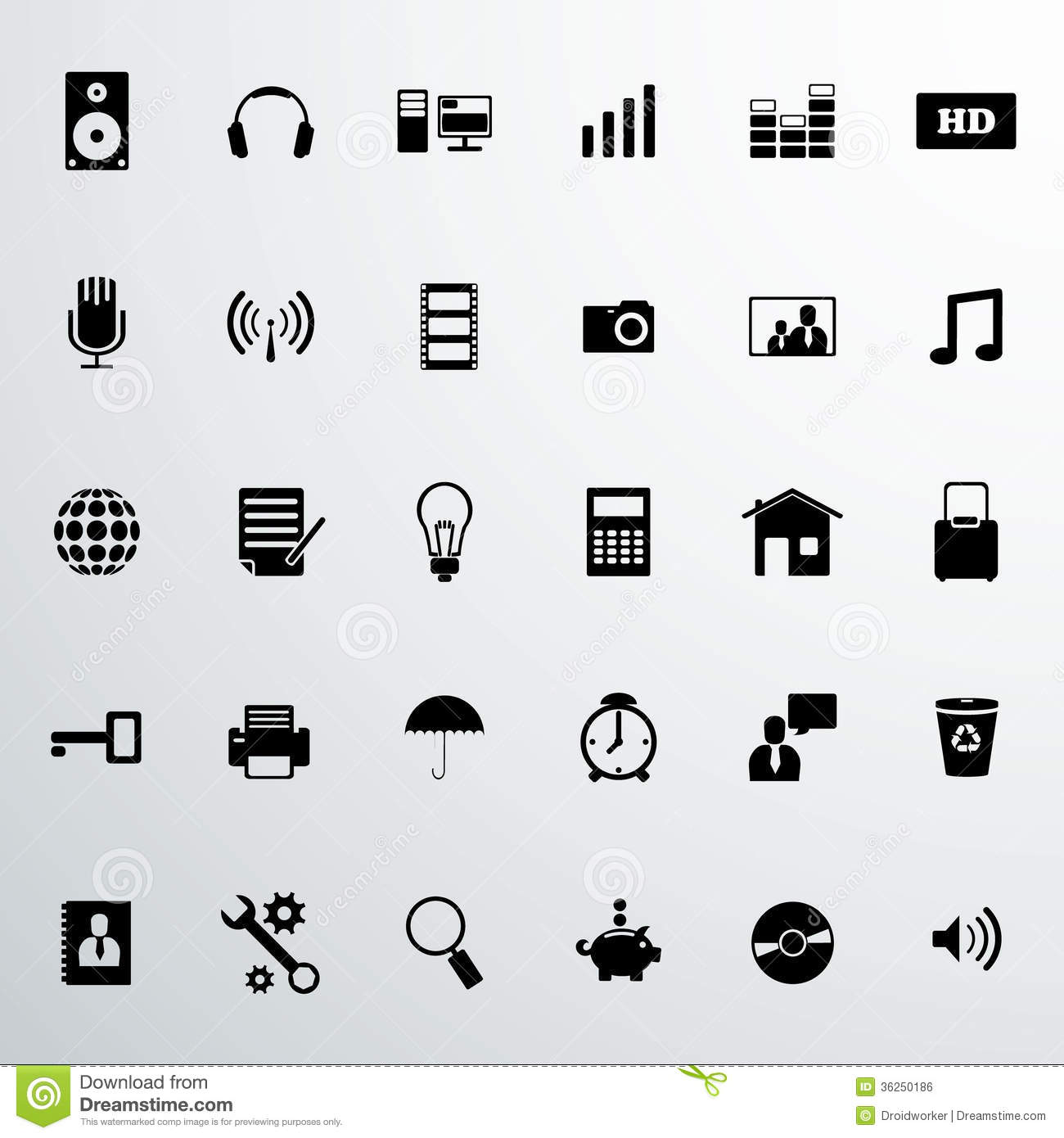 Business Icons Vector Free