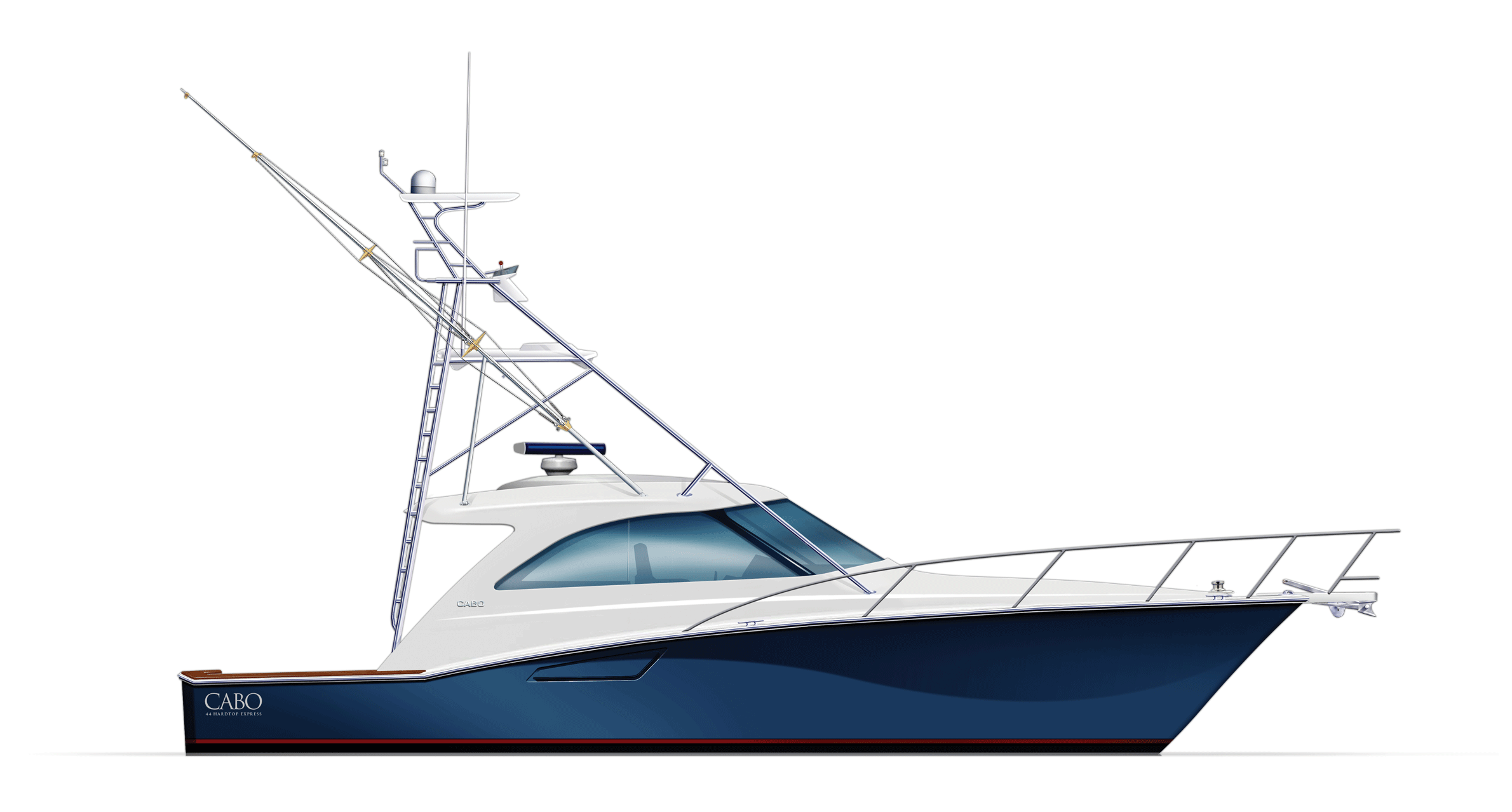 Cabo Yachts Boat