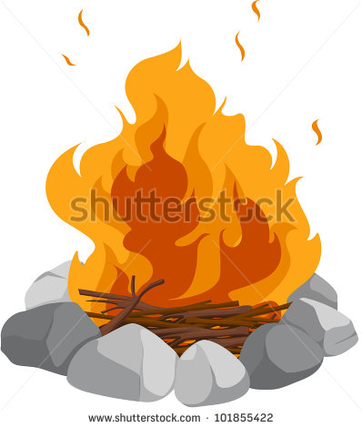 Cartoon Campfire