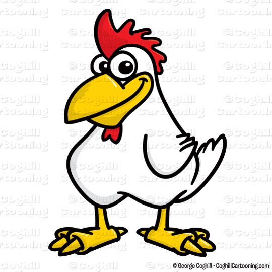 18 Cartoon Chicken Clip Art Vector Free Images