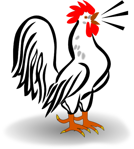 Cartoon Rooster Clip Art