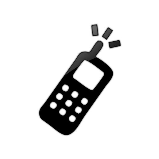 Cell Phone Icon Black Cell Phone Icon Black