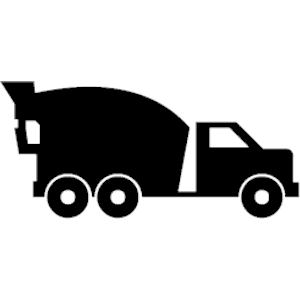 Cement Truck Silhouette Clip Art Free