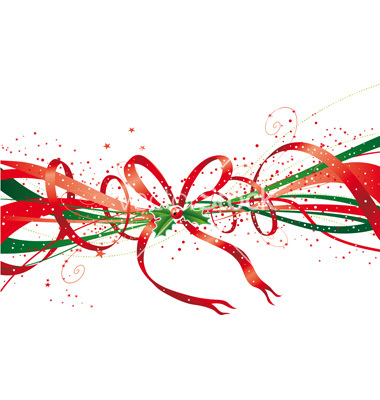 Christmas Ribbon Vector