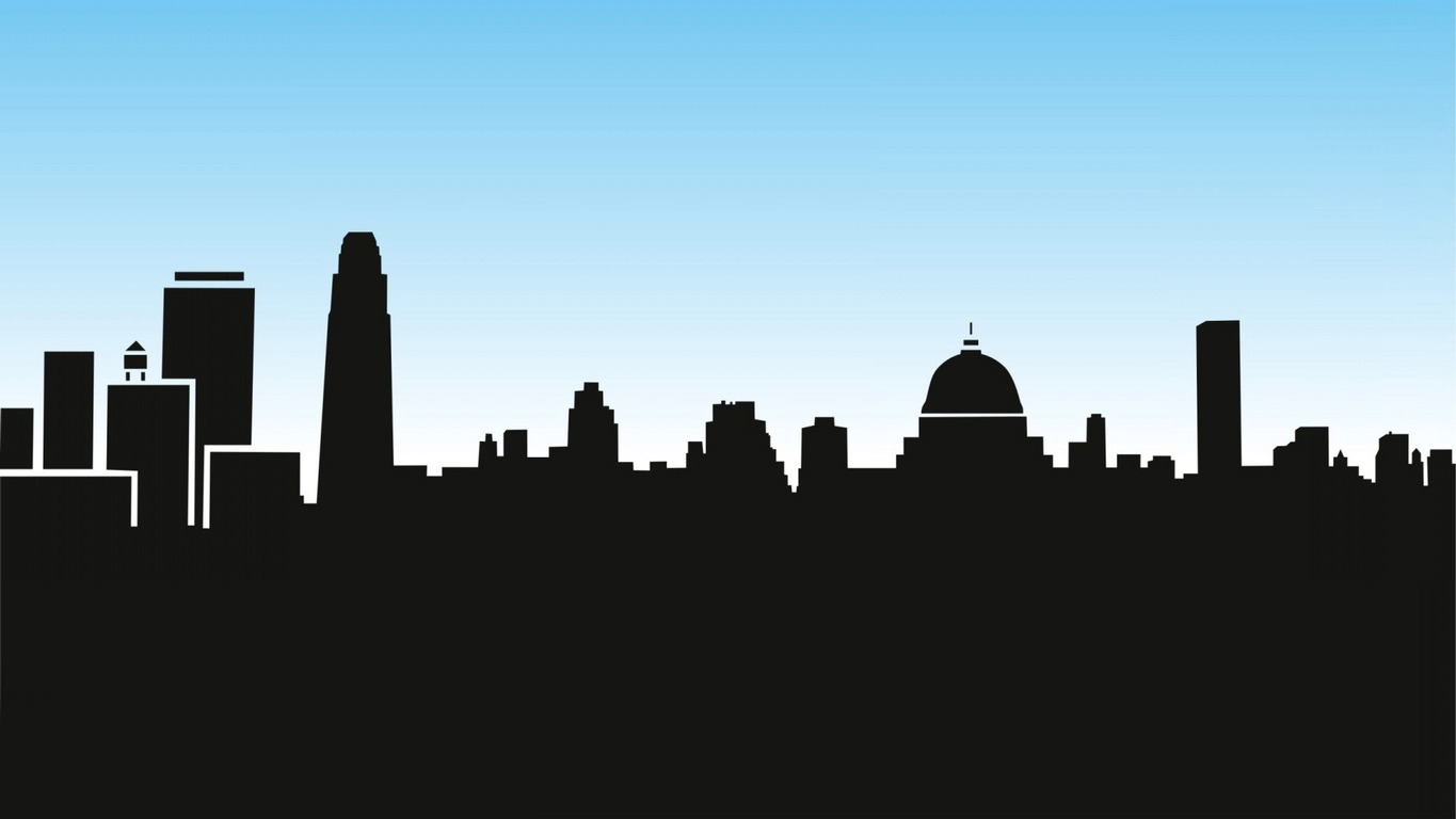 City Skyline Silhouette Vector