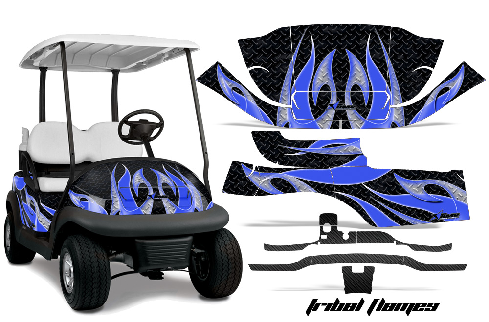 Club Car Precedent Golf Cart Graphic Wrap Kit