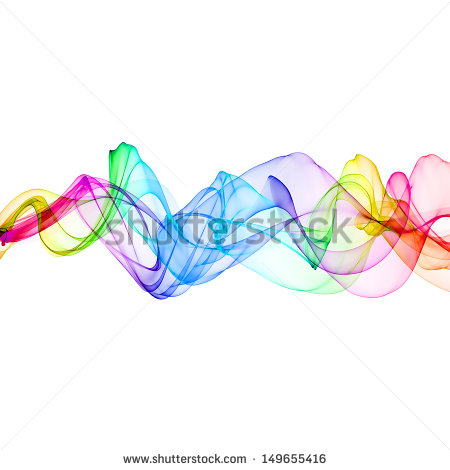 Colorful Ribbons Waves