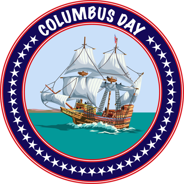 5 Columbus Day Icons Images