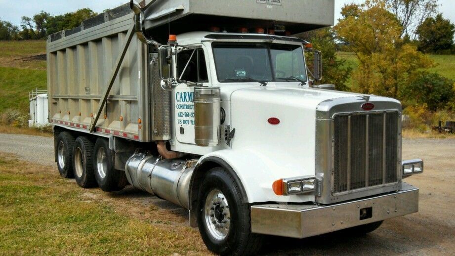 Custom Peterbilt 357 Tri-Axle Dump Truck