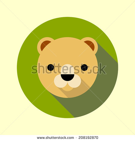 Cute Animal Icon Flat