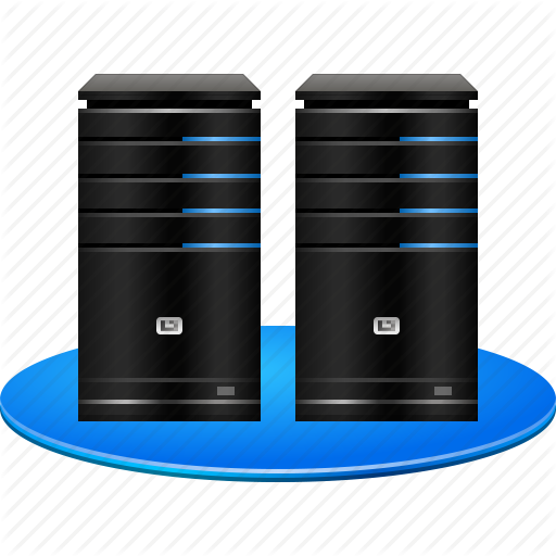 Data Center Server Icon Data Center Server Icon