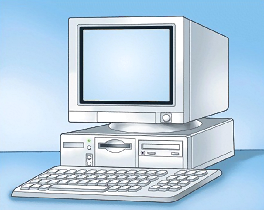 Desktop Computer Illustration Desktop Computer Illustration