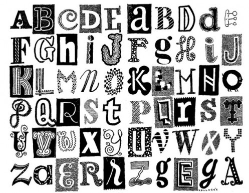 Different Types of Alphabet Letters