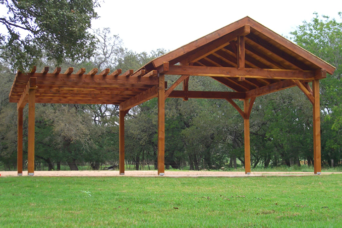 DIY Outdoor Back Yard Pavilions