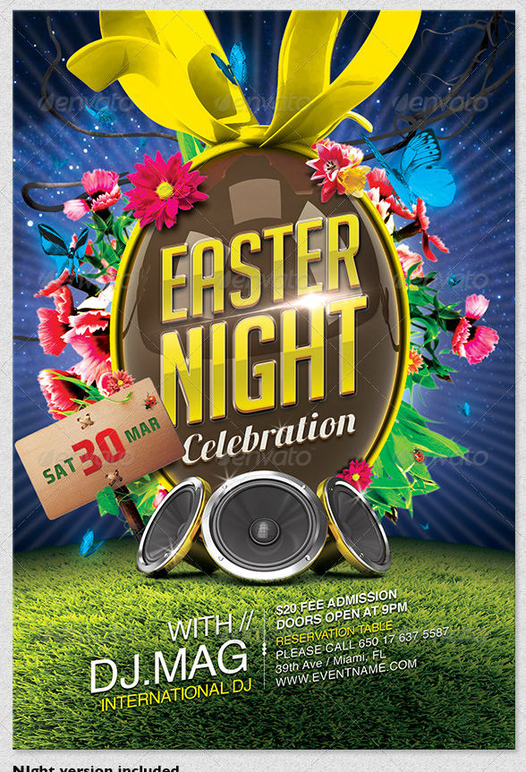 Easter Party Flyers Templates Free Easter Party Flyers Templates Free