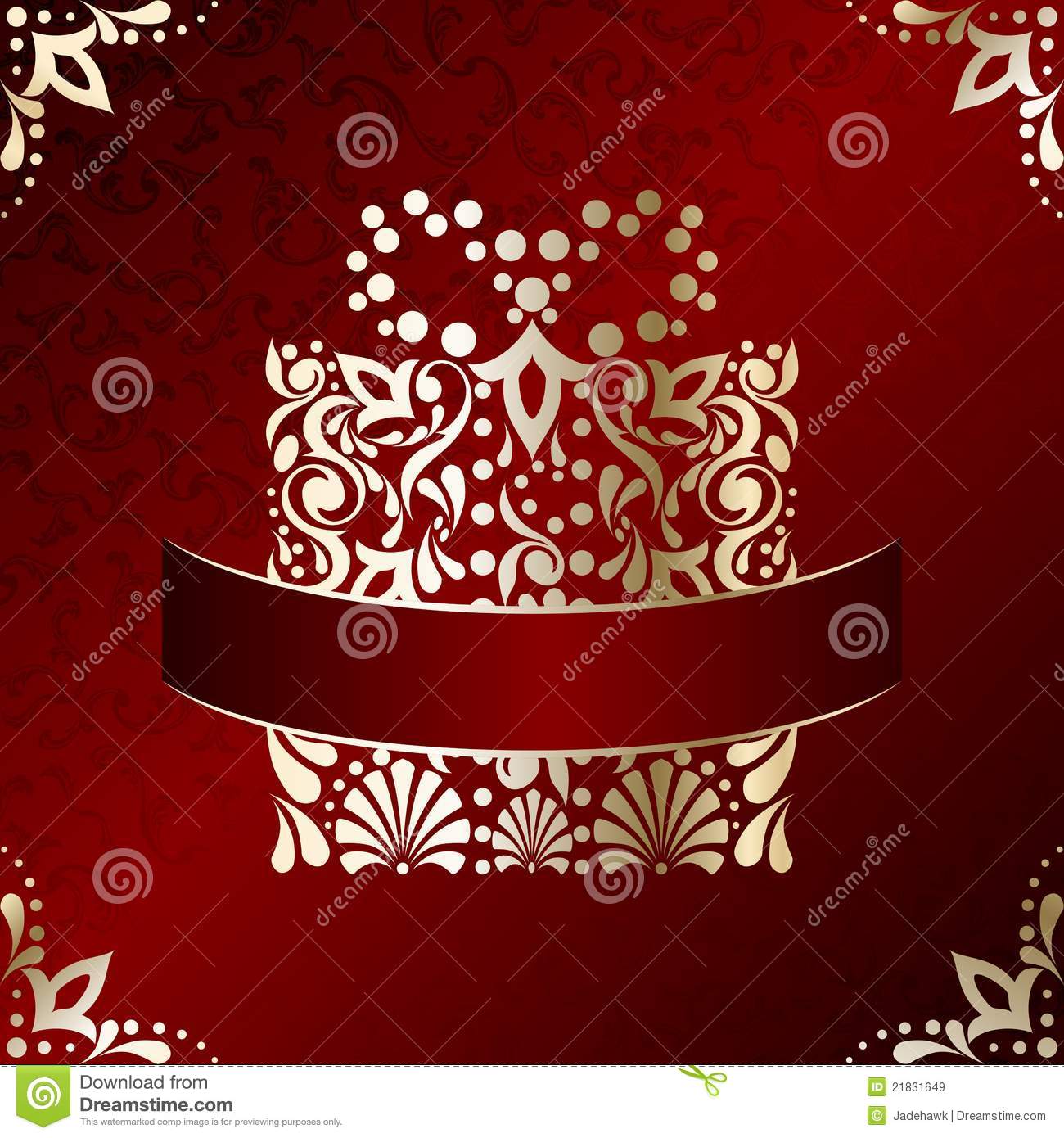 Elegant Christmas Card Clip Art