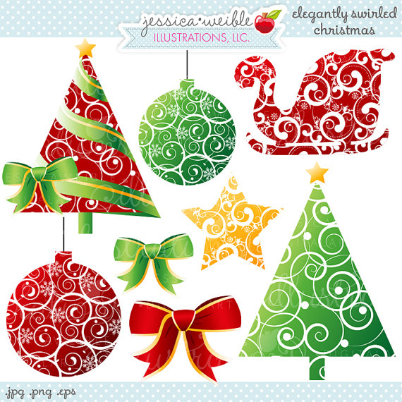 Elegant Christmas Clip Art