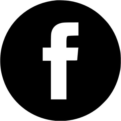 Facebook Icon Black Circle