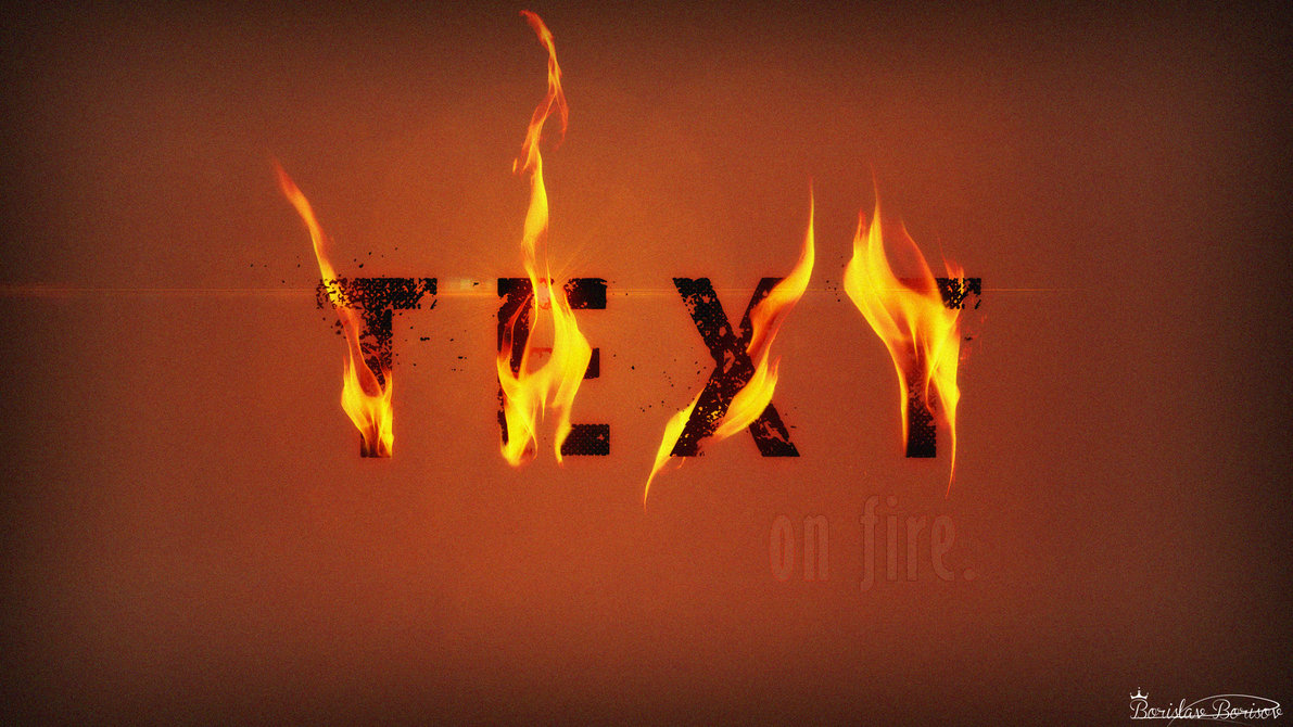 Fire PSD Transparent