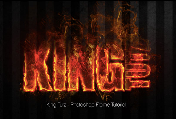 Fire Text Effect Photoshop