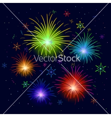Fireworks Vector Art Free