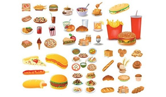 Food Vector Art Graphics