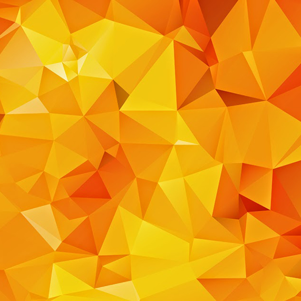 Free Geometric Orange Wallpaper
